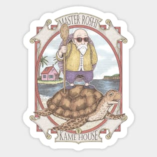 MASTER OF THE TURTLE HOUSE Sticker